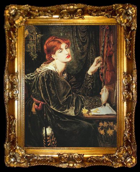 framed  Dante Gabriel Rossetti Veronica Veronese, ta009-2